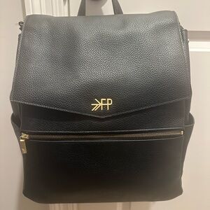 Freshly Picked Black Diaper Backpack